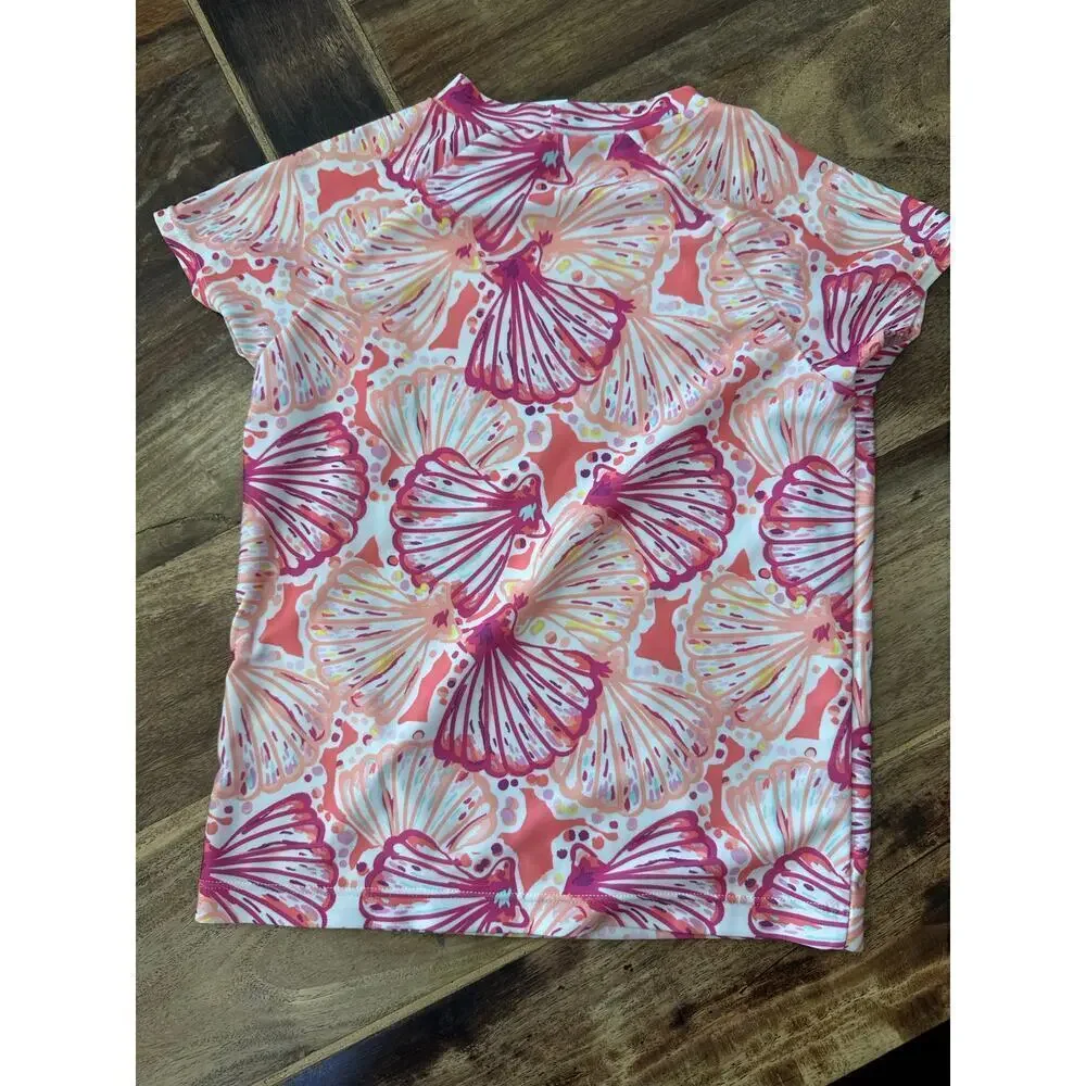 GYMBOREE Girls Mix N Match Pink Seashell Beach Shirt Top Size Medium